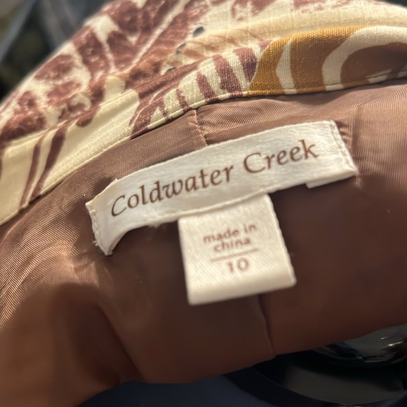 Cold water Creek Size 10 nice fall colors like new - Picture 2 of 3